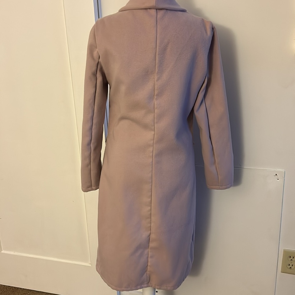 Dusty Pink Peacoat - Picture 7 of 12